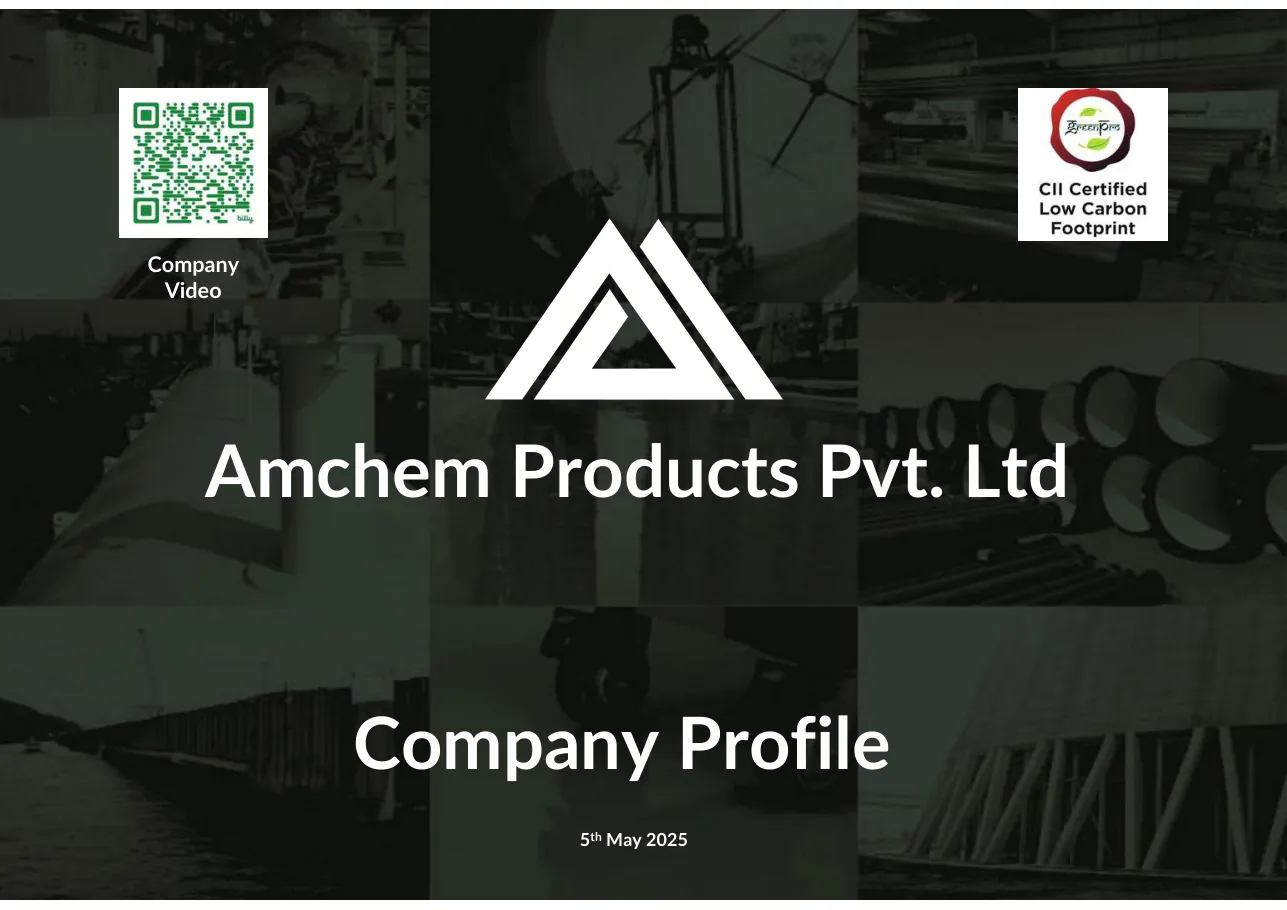 Amchem Products Pvt. Ltd. — Company Profile, first page preview