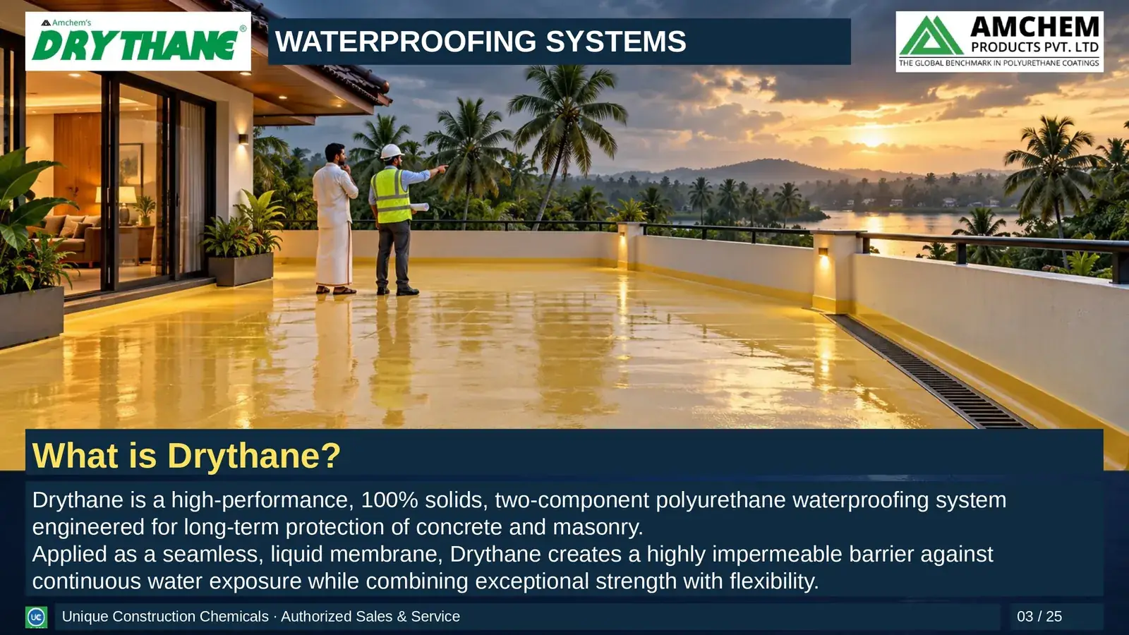 Drythane waterproofing — What is Drythane?